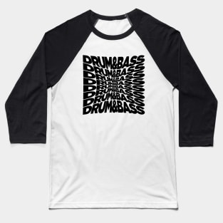 Drum And Bass Trippy Baseball T-Shirt